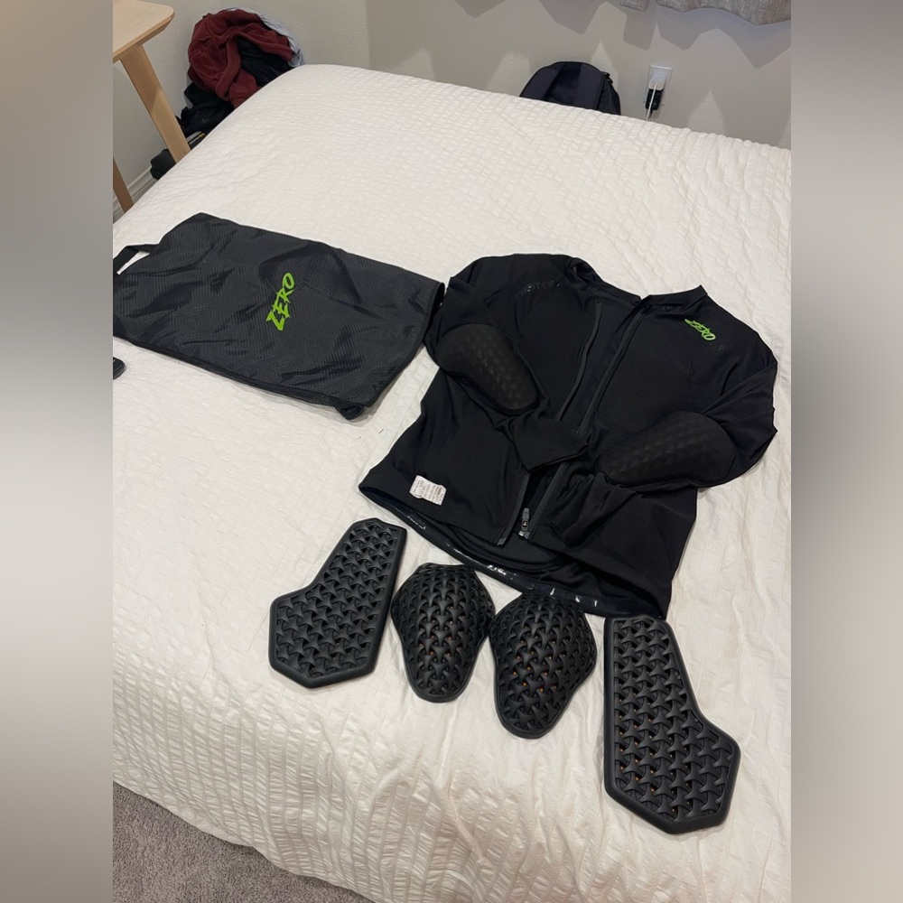 Demon Zero RF D3O Unisex Ski/Snowboard Top Back Protector Size Large